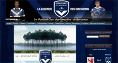 Desktop Screenshot of lalegendedesgirondins.com